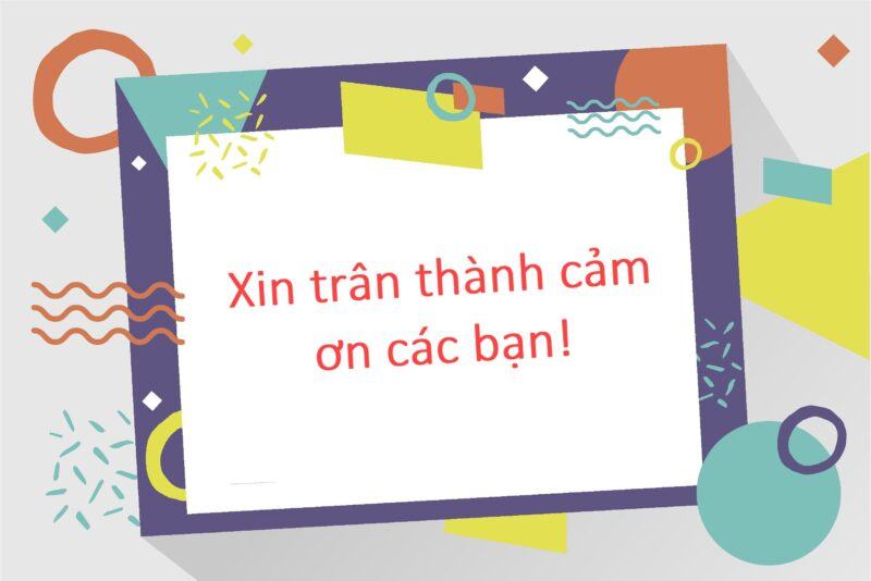 Hình nền slide powerpoint cảm ơn ý nghĩa