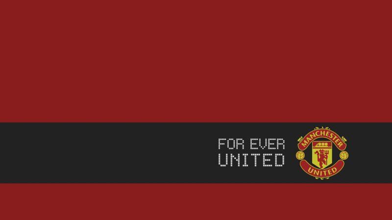 Hình nền Manchester United đơn giản nhưng đầy tinh tế
