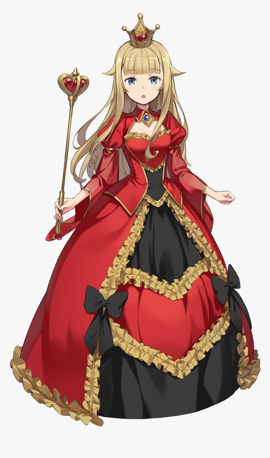 Vẽ anime công chúa váy đỏ xinh đẹp