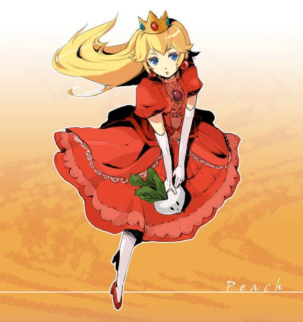 Anime vẽ công chúa tóc vàng xinh đẹp