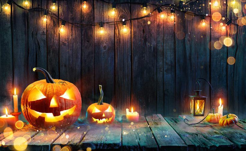 hình ảnh halloween đẹp với đèn bí ngô