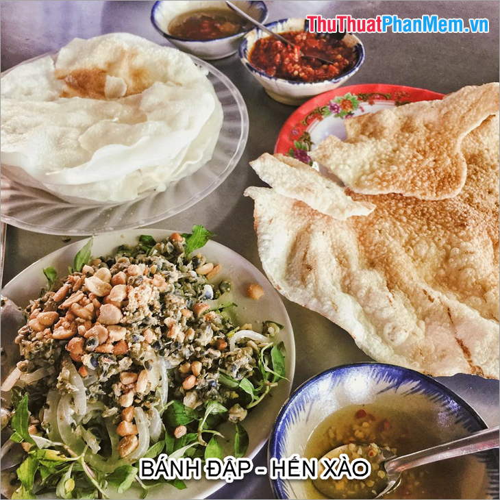 bánh hến xào