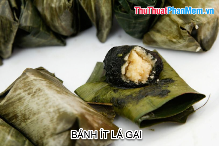 bánh ít lá cây gai dầu