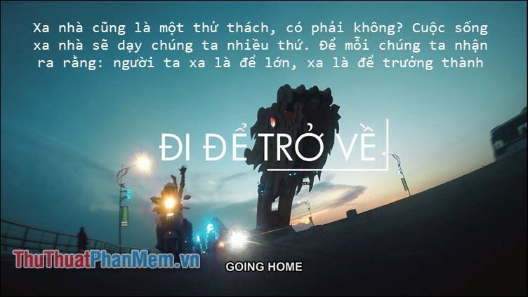 Xa nhà cũng là một thử thách, có phải không