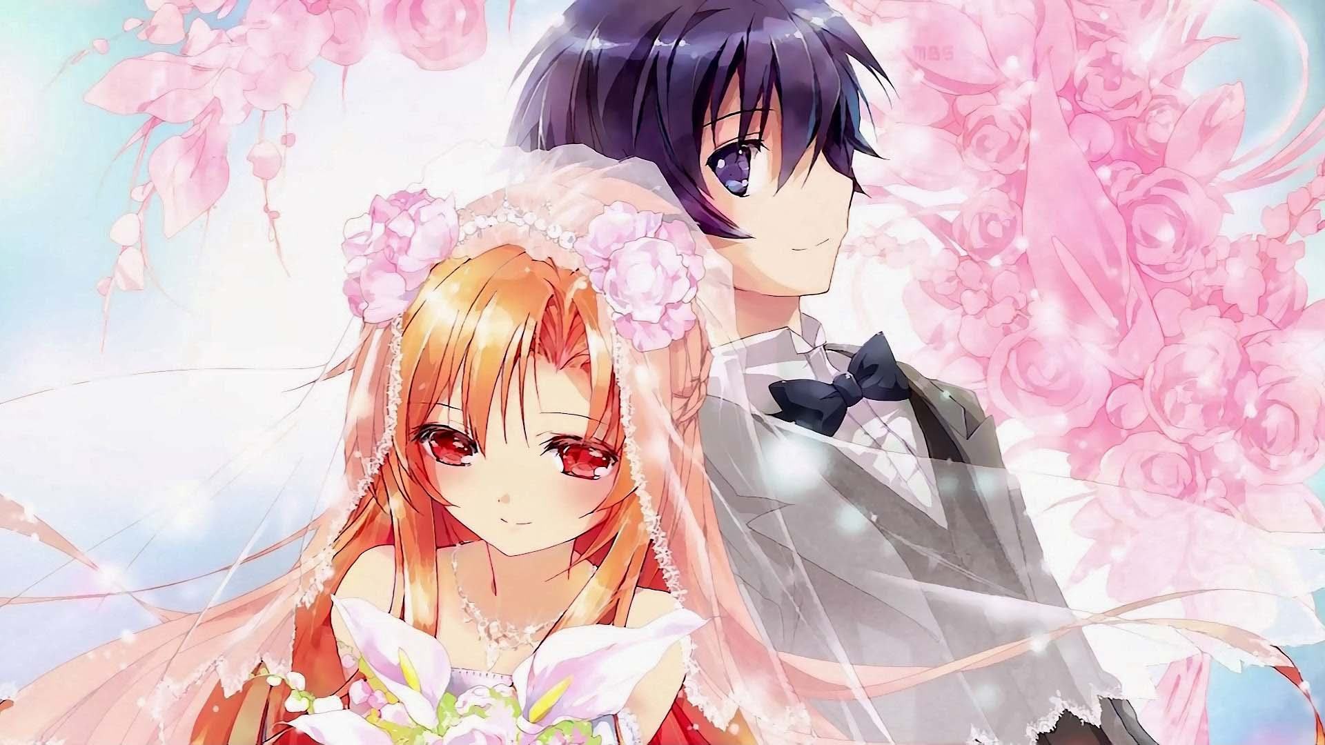 Ảnh cưới anime đẹp
