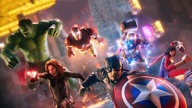 Hình nền game 4k cho máy tính với game Marvel's Avengers