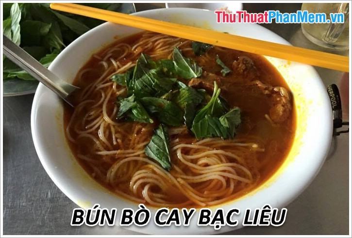 Bún bò cay Bạc Liêu