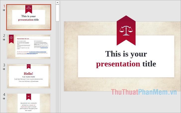 Mẫu slide PowerPoint