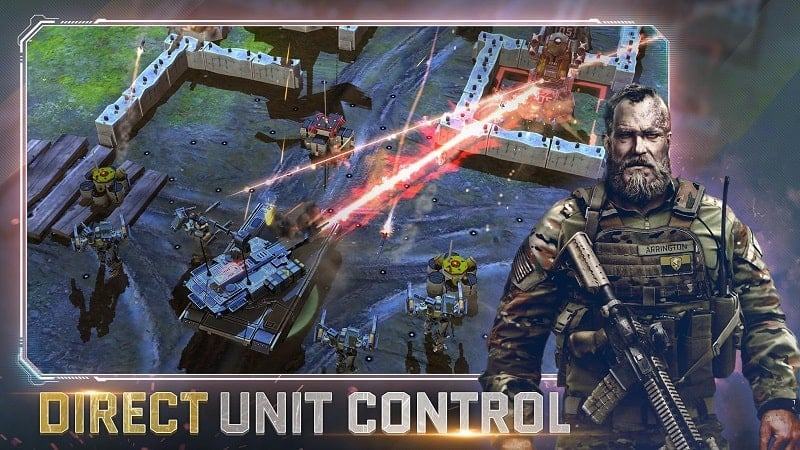 Apk mod War Commander Rogue Assault miễn phí