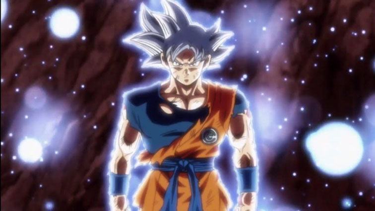 Ảnh Goku biến thành Bản năng vô hạn