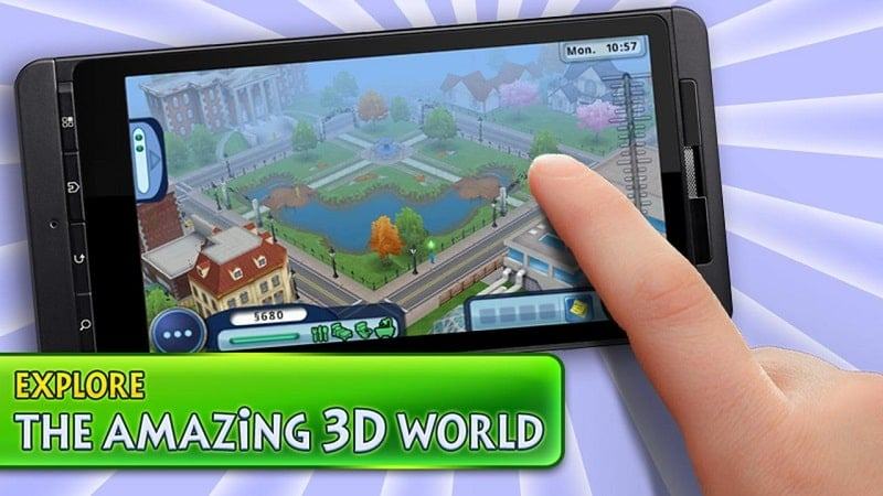 Sims 3 .  apk mod