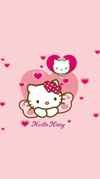 Hình ảnh Hello Kitty dễ thương, ngộ nghĩnh