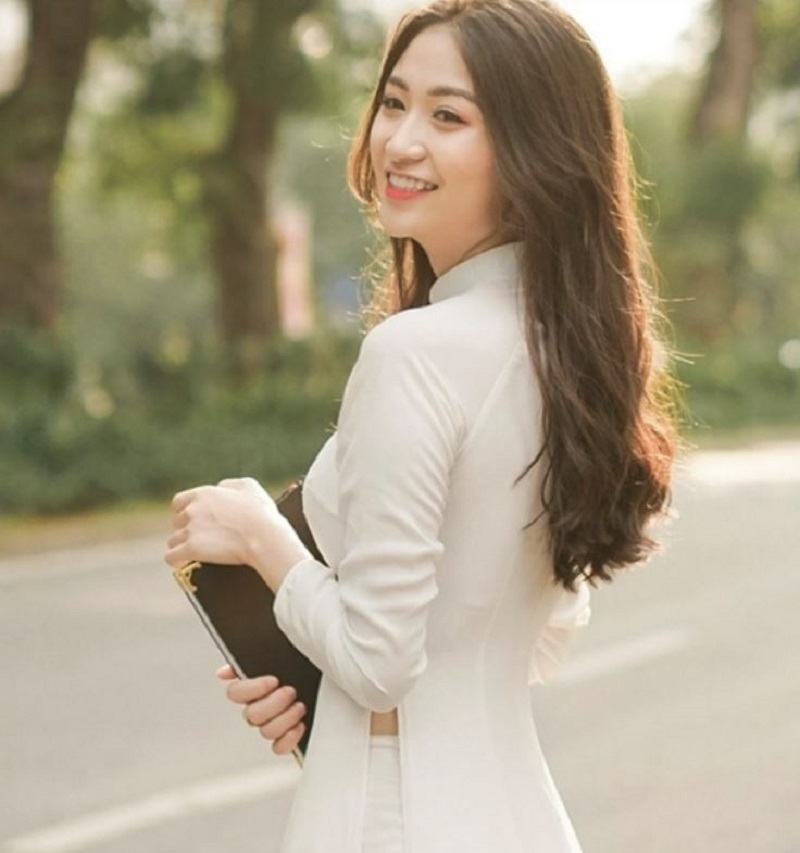Thu Vũ được biết đến nhiều qua cuộc thi Hoa hậu Việt Nam 2020. 1