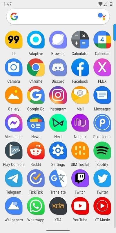 Android mod adaptive icon pack
