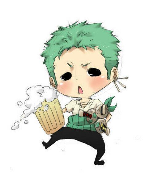 Hình ảnh chibi Zoro dễ thương