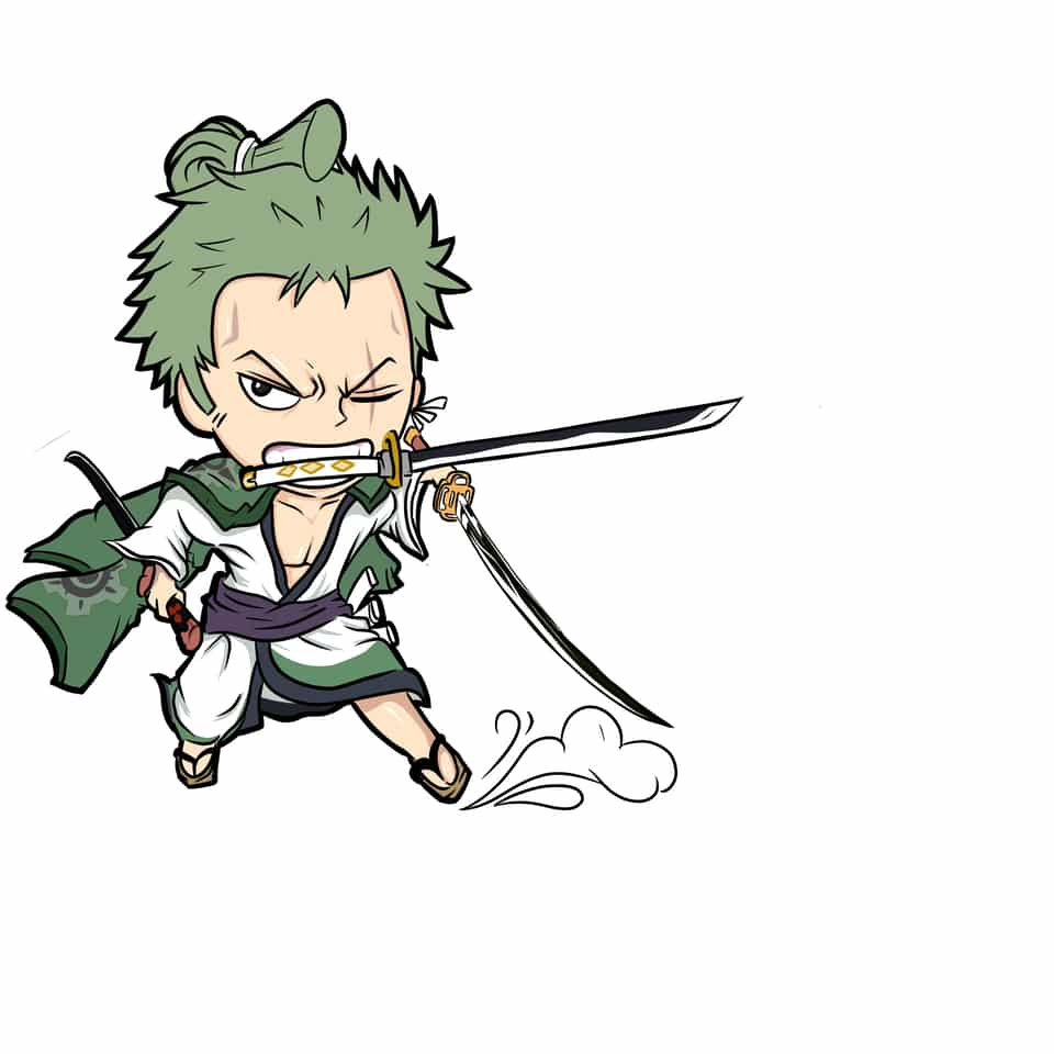 Hình chibi Zoro độc đáo