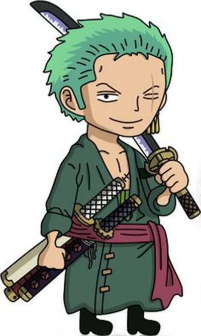 Chibi Zoro ngầu quá