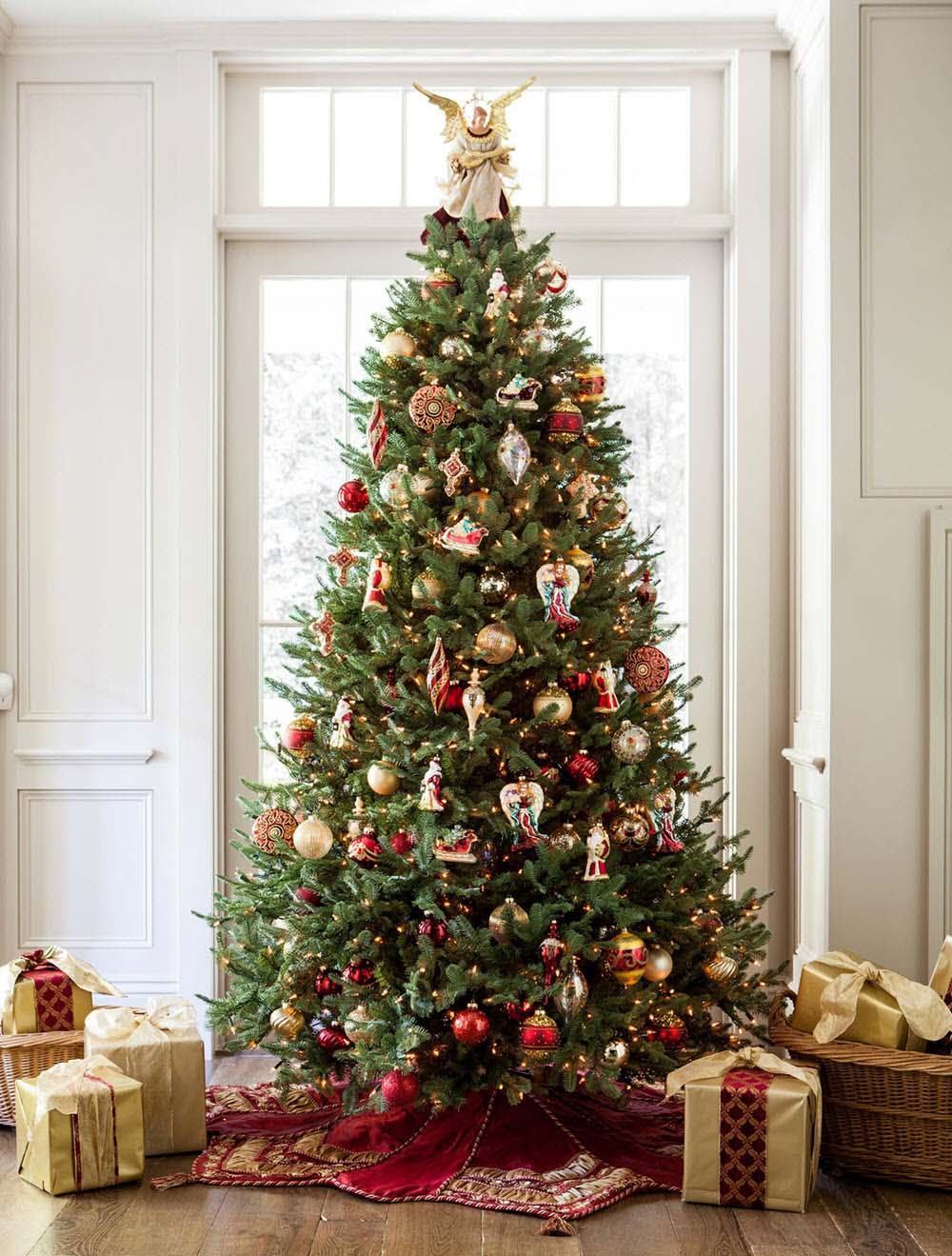 Hình ảnh cây thông trang trí đẹp cho mùa giáng sinh