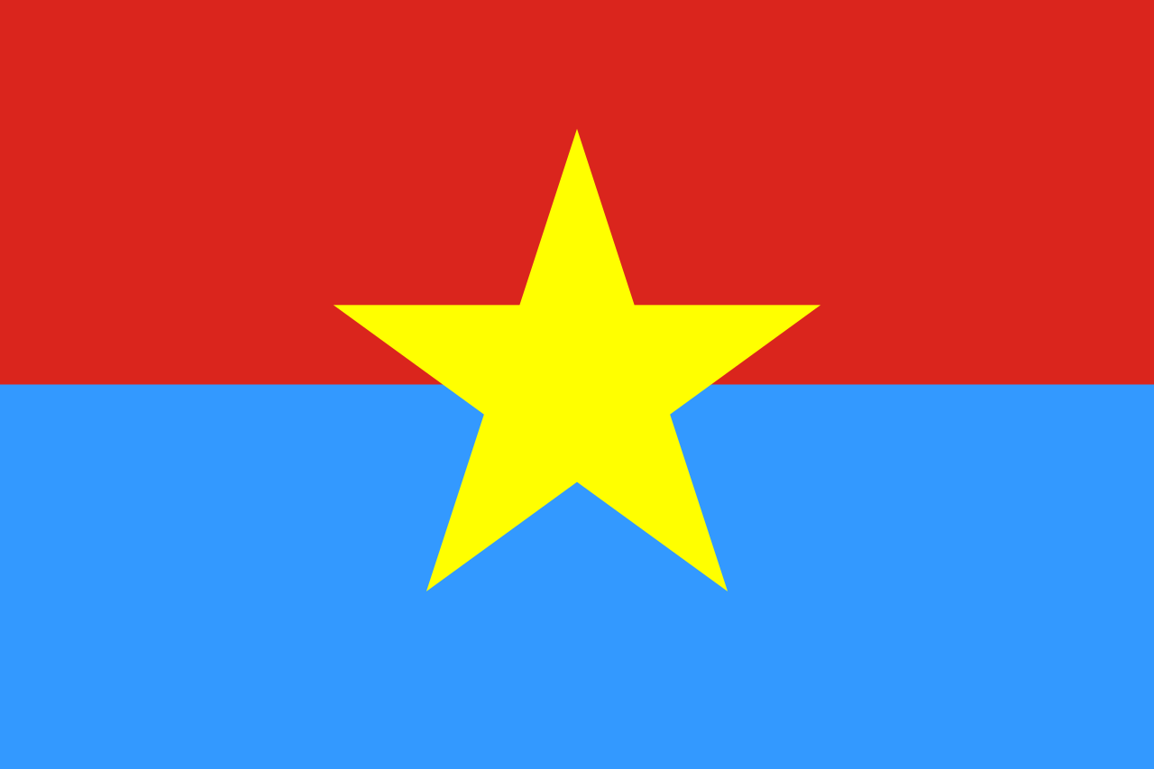Hình ảnh lá cờ Bắc Việt 1964