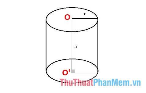 Công thức tính thể tích hình trụ