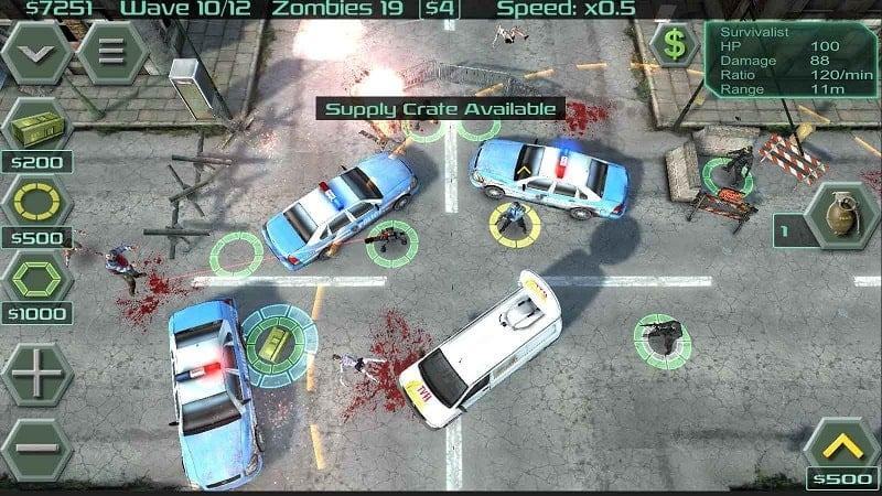 apk mod phòng thủ zombie