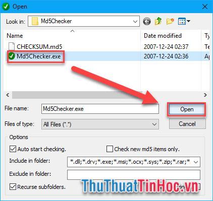 Check mã MD5, check mã MD5 của bất kỳ file nào trên máy tính nhanh chóng, chính xác2