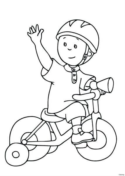 Tranh đen trắng xe đạp đẹp cho bé tập tô màu (1)