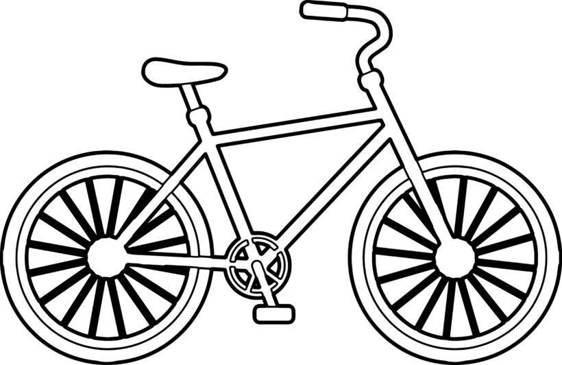 Tranh tô màu xe đạp cho bé tập tô (41)