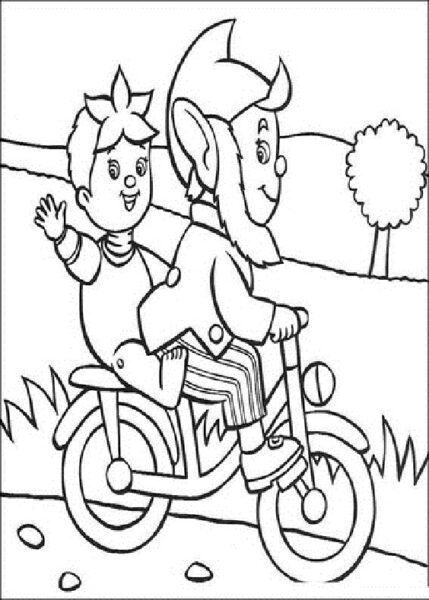 Tranh tô màu xe đạp cho bé tập tô (18)