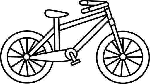 Tranh tô màu xe đạp cho bé tập tô (16)