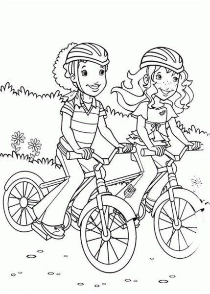 Tranh tô màu xe đạp cho bé tập tô (19)