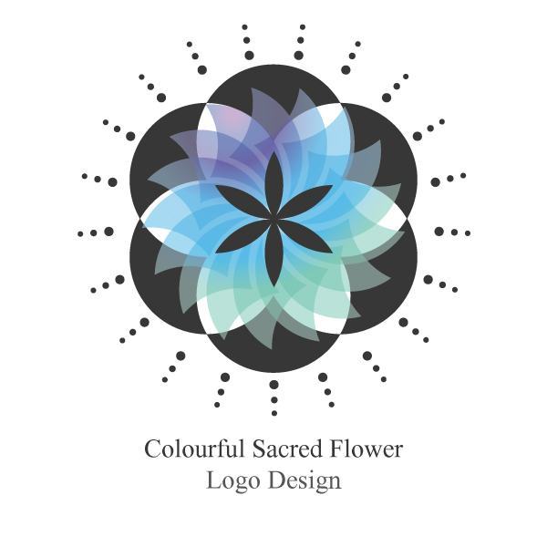 logo đẹp với hình bông hoa