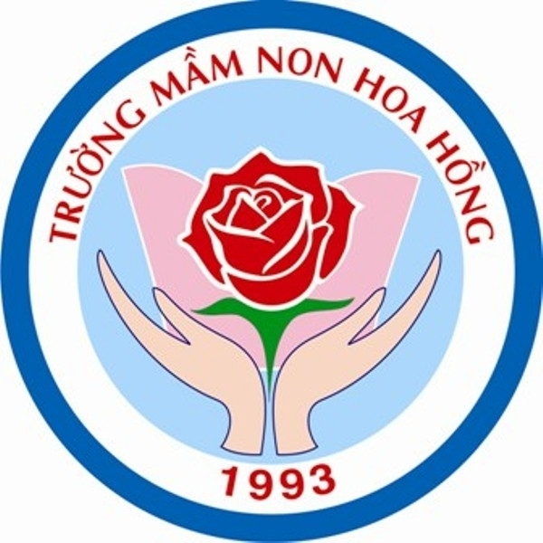 logo hoa hồng mẫu giáo