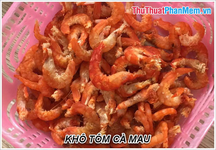 Tôm khô Cà Mau