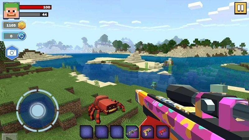 APK bản mod Fire Craft 3D Pixel World