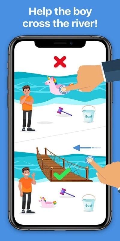 Trò chơi dễ dàng Brain Test mod apk