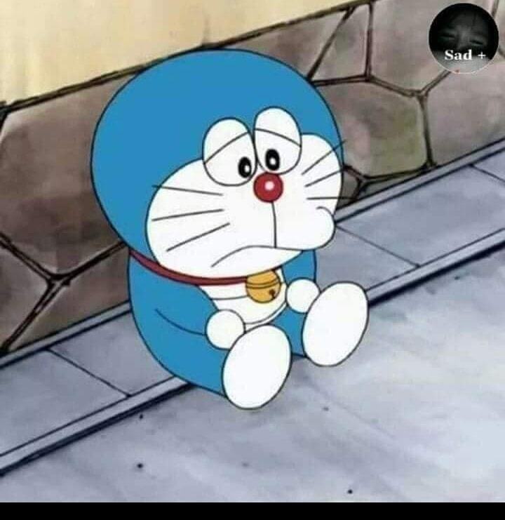 Ảnh Doraemon buồn và cô đơn