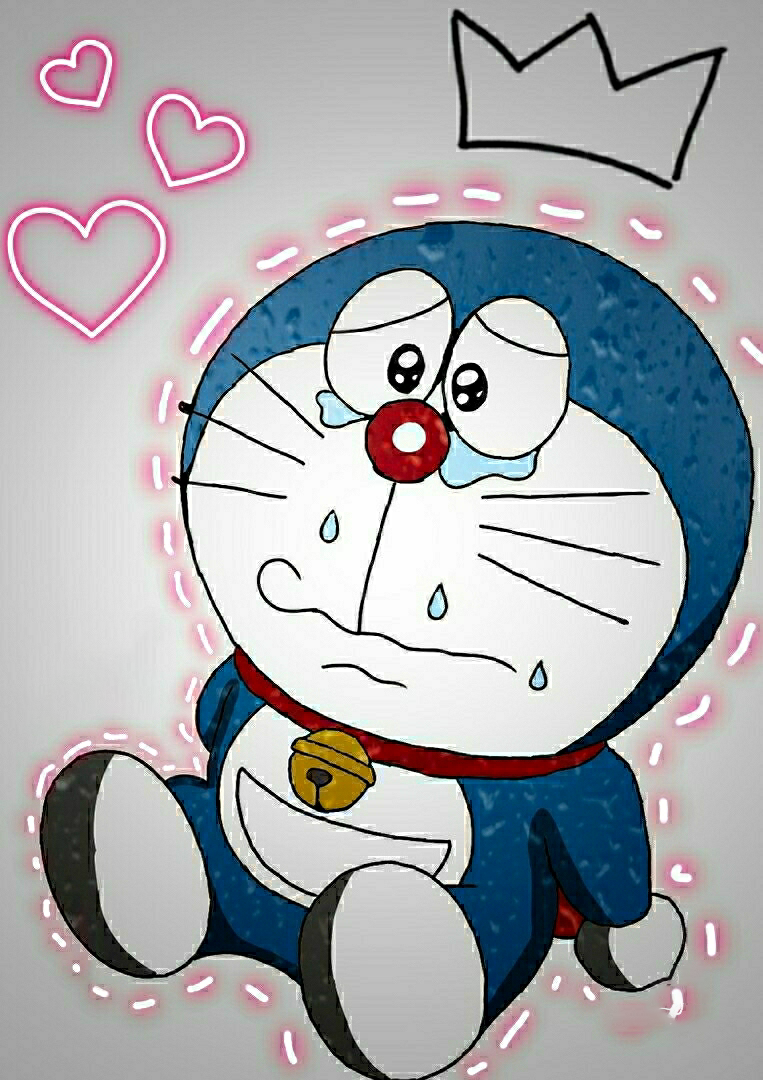 Ảnh Doraemon dễ thương và buồn