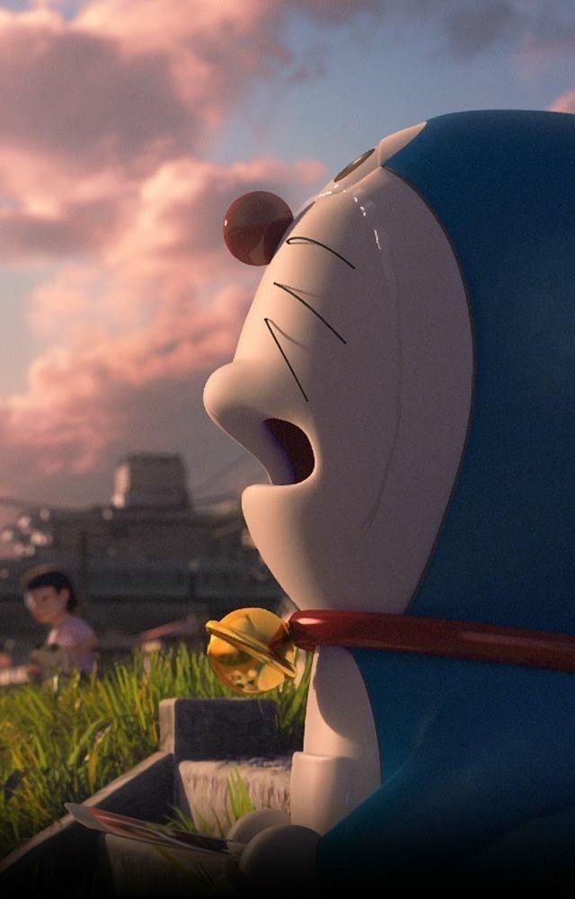 Hình ảnh Doraemon 3D khóc