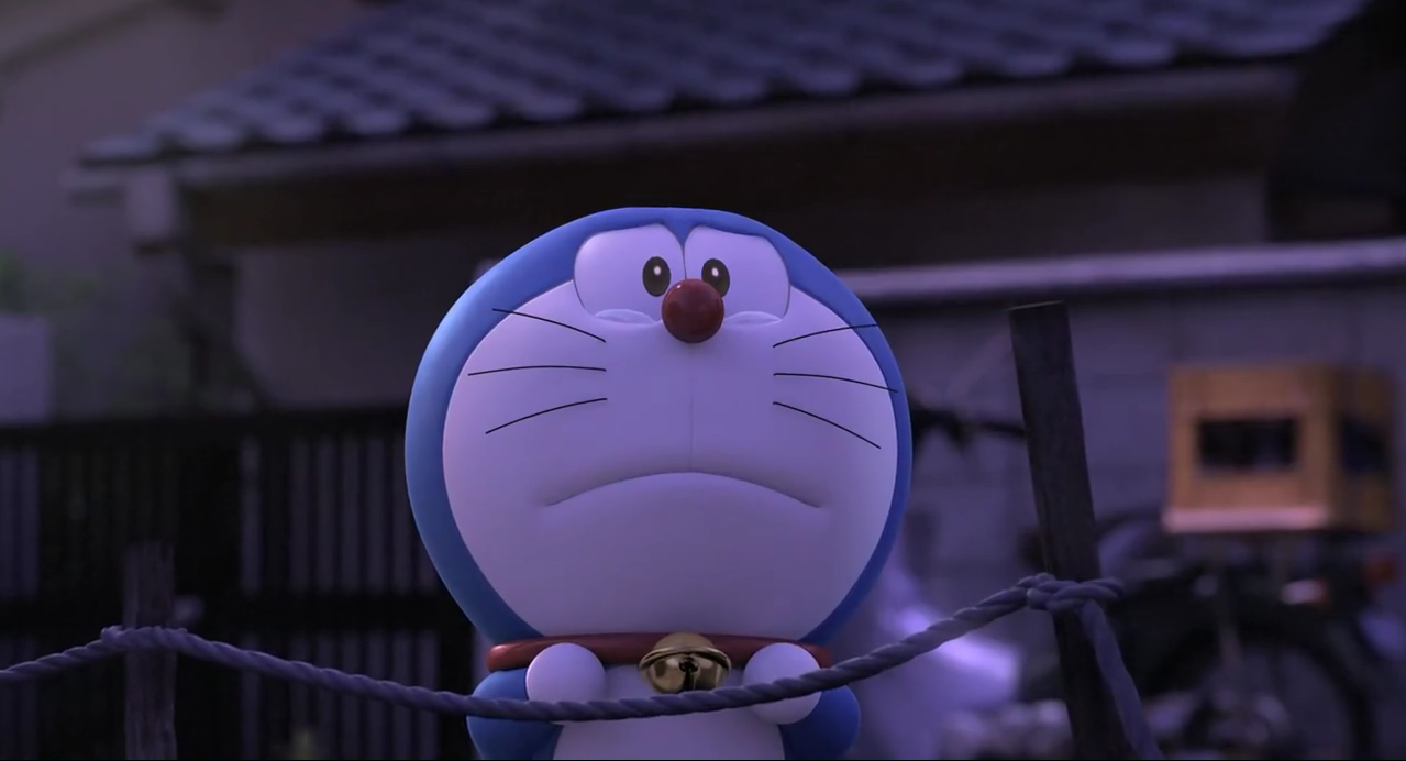 Hình ảnh Doraemon khóc thầm