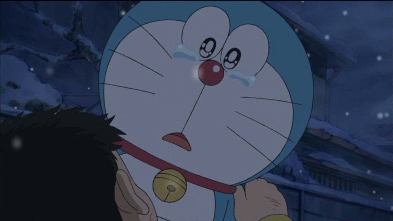 Hình ảnh Doraemon khóc