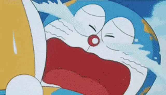 Hình ảnh Doraemon khóc