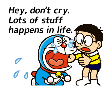 Doraemon bật khóc