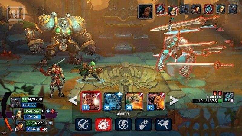 Battle Chasers Nightwar mod apk miễn phí1