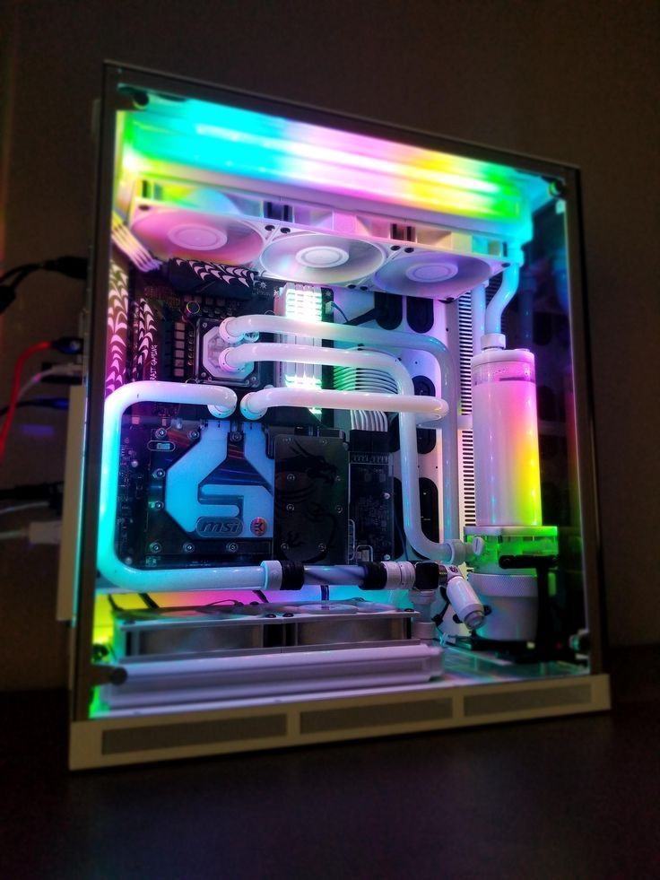Ảnh PC LED RGB đẹp