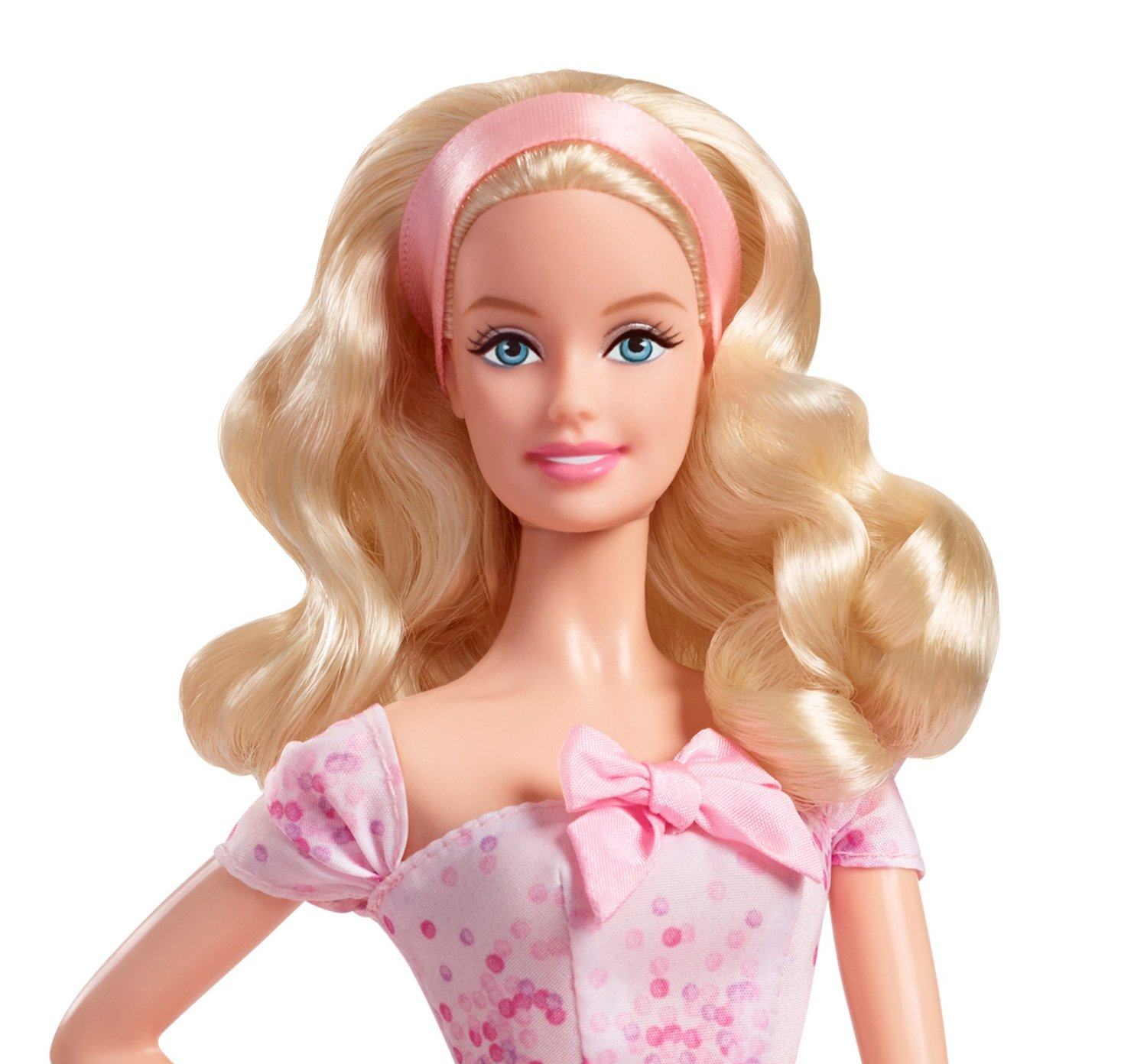 Khuôn mặt xinh đẹp và quyến rũ của búp bê chúc mừng sinh nhật barbie