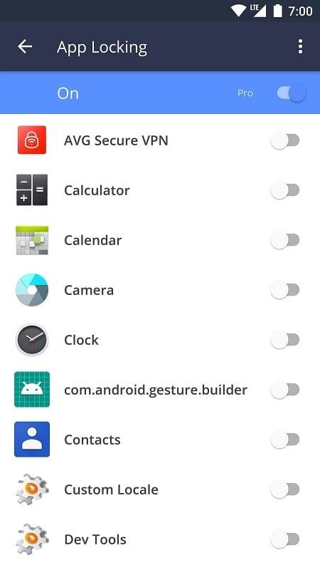 Chế độ bảo vệ AVG cho Android