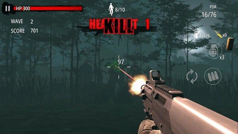 Apk mod Zombie Hunter D Day miễn phí