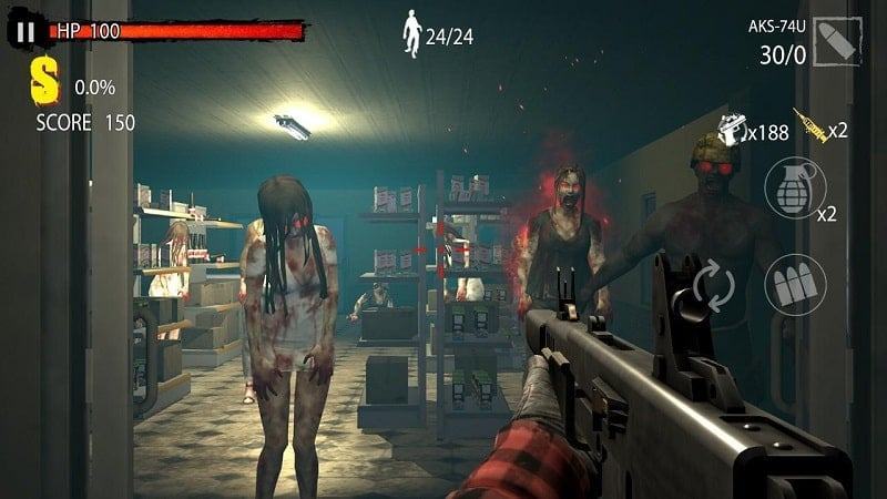 Apk mod Zombie Hunter D Day