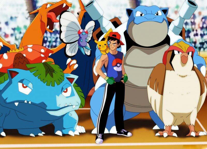 Hình ảnh pokemon tiến hóa bằng satoshi